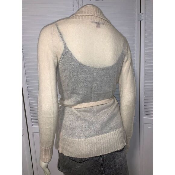 Vintage JJ BASICS Sheer Knit Cardigan Sweater Large - Picture 2 of 14